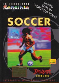 International Sensible Soccer Jaguar US box art